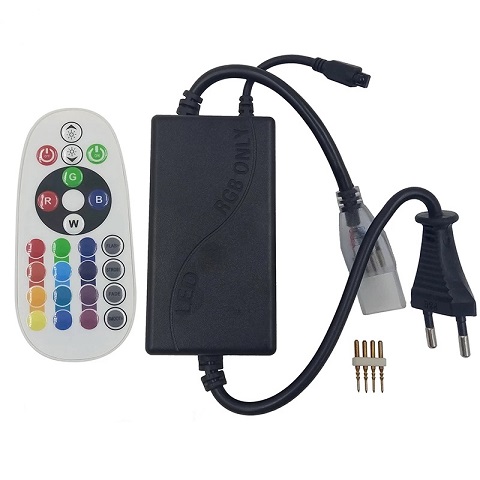 750W Контролер за RGB LED Неони 220V с Дистанционно Управление